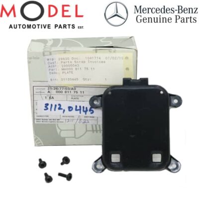 Mercedes-Benz Genuine Wide-Angle Rearview Mirror Plate / 0008117511