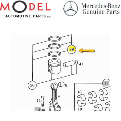 Mercedes-Benz Genuine Piston Ring