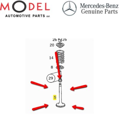 Mercedes-Benz Genuine Intake Valve 1020531601 / 1030531801