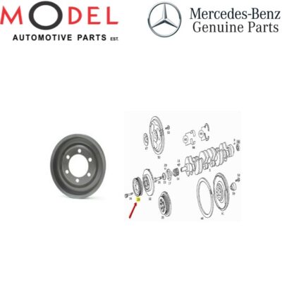 Mercedes-Benz Genuine Pulley - 1040320004