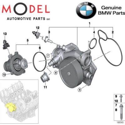 BMW Genuine Coolant Pump 11517619303