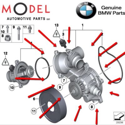 BMW Genuine Water Pump 11518657284