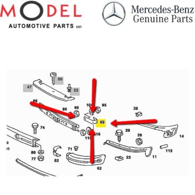 Mercedes-Benz Genuine Right Bracket 1238850240