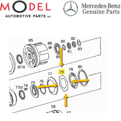 Mercedes-Benz Genuine Outer Disc 3.5 MM 1262725026