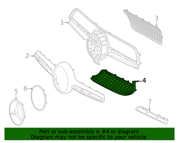 MERCEDES BENZ GENUINE CARRIER 1678888900