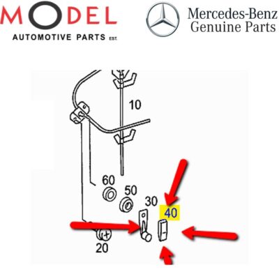 Mercedes-Benz Genuine Windows Crank Cover 2017680136