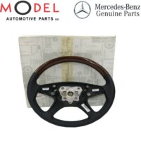 Mercedes-Benz Genuine Wood-Leather Steering Wheel 2044602003