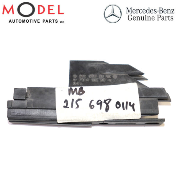 MERCEDES BENZ BRACKET PLASTIC ON LEFT A PILLER GENUINE BODY PARTS 2156980114