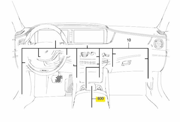 MERCEDES BENZ GENUINE ELECTRICAL WIRING HARNESS 2228200915