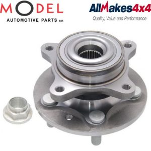 Front hub and bearing