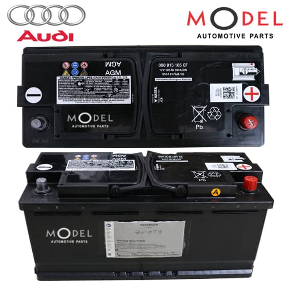VW Audi Genuine AGM battery 7P0 915 105 A, 75ah, 800A