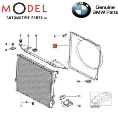 BMW Genuine Fan Shroud