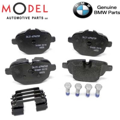 BMW Genuine Rear Brake Pad Set 34216796741