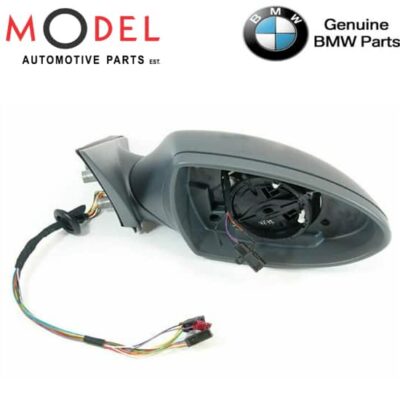 BMW Genuine Outside Mirror Without Glass Primed Right / 51167897566