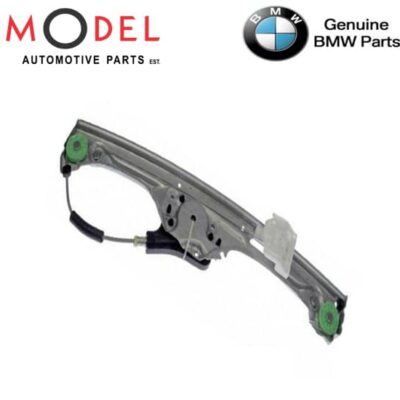 BMW GENUINE Rear Window Regulator w/o Motor / 51357166382