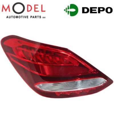 DEPO Tail Lamp Red & Clear Unit 440-19A3L-LD-UE Left Side 2058200164 W205 2015-