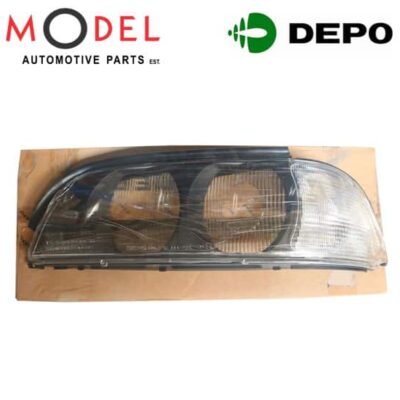 Depo Front Left Headlight Lens Glass For BMW 63128375301/ 4441119L