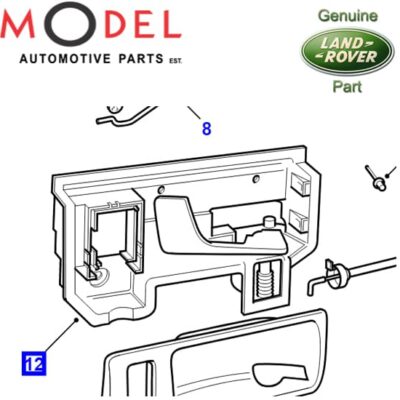 Range Rover Genuine Rear Left Door Release Handle FVC102250