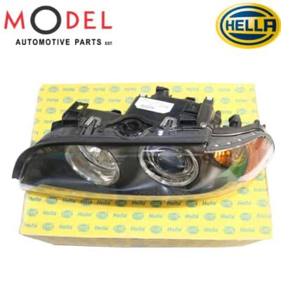 Hella Headlight With Yellow Corner Lamp Left For BMW 63126900197 /1EL008053511