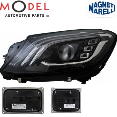 Magneti Marelli Hedlight Xenon Full LED With 2 LED ECU Facelift Left Side 2229067703 W222 2013-