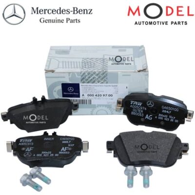 BRAKE PAD REAR 0004209700 (SET) FROM GENUINE MERCEDES PARTS