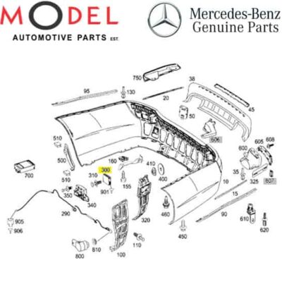 Mercedes-Benz Genuine Radar Sensor Blind Spot Assistant 0009050110