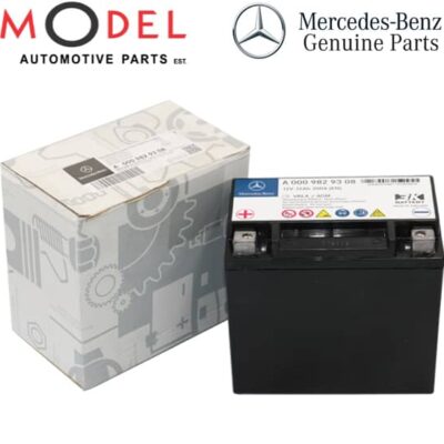Mercedes-Benz Genuine AMG Auxiliary Battery 0009829308 12V 12Ah 200A EN