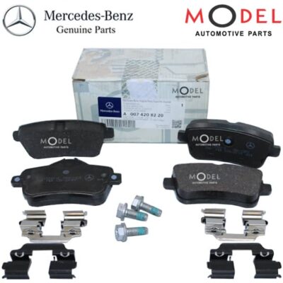 BRAKE PAD REAR 0074208220 (SET) FROM GENUINE MERCEDES PARTS