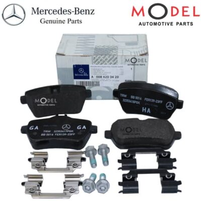 BRAKE PAD REAR 0084203420 / 0064207220 (SET) FROM GENUINE MERCEDES