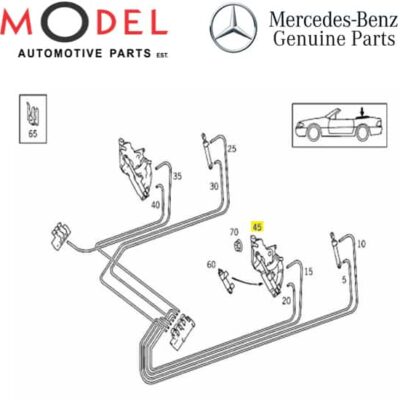 Mercedes-Benz Genuine Rear Left Lock