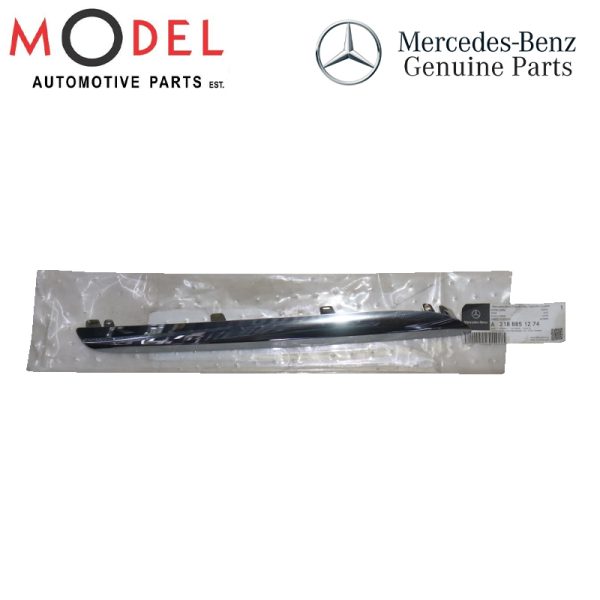 MERCEDES BENZ GENUINE FRONT GRILLE RIGHT MOLDING TRIM 2188851274