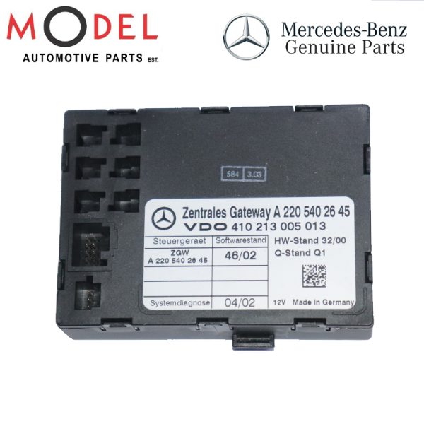 MERCEDES BENZ GENUINE CENTRAL GATEWAY CONTROL MODULE 2205402645