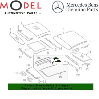 Mercedes-Benz Genuine Slide Shoe