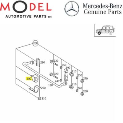 Mercedes-Benz Genuine Rubber Mounting 4633230385