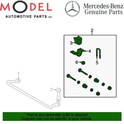 Mercedes-Benz Genuine Rubber Buffer Parts Kit 4633310044