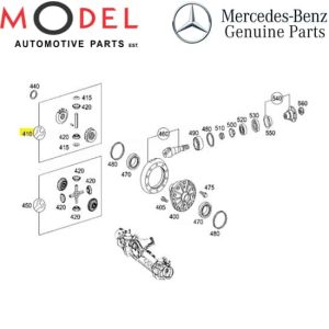 Mercedes-Benz Genuine RS Drive Pinion Differential Gear 6013500526