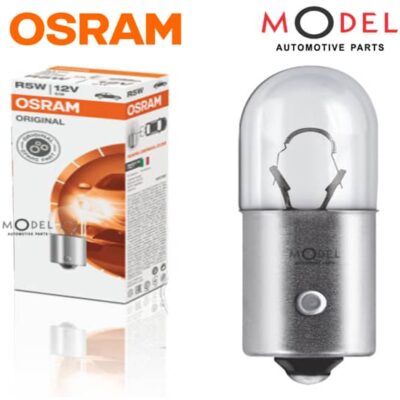 BULB FOR SIGNAL LAMPS WITH METAL BASE T4W 12V 4W BASE BA9s FROM OSRAM 3893