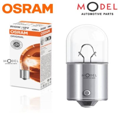 BULB FOR SIGNAL LAMPS WITH METAL BASE R10W 12V 10W BASE BA15s FROM OSRAM 5008