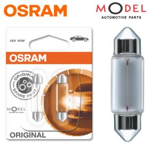 BULB FESTOON 12V 10W BASE SV8.5-8 FROM OSRAM 6411