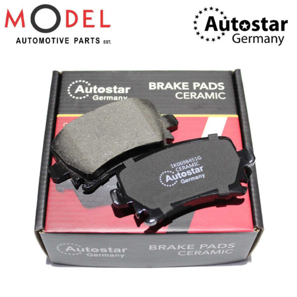 AutoStar Rear Brake Pad Set For Audi-Volkswagen 1K0698451G