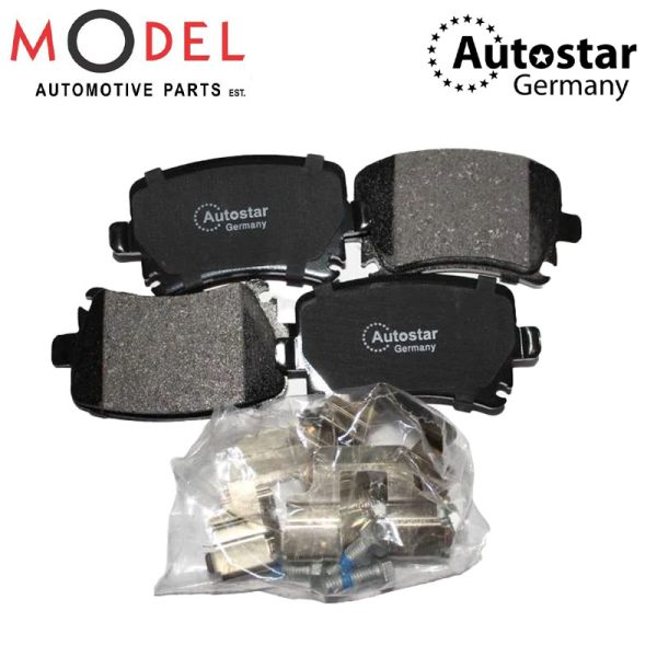 AutoStar Rear Brake Pad Set For Audi-Volkswagen JZW698451D / 1K0698451G