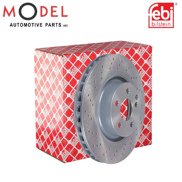 Febi Front Single Brake Disc for Mercedes 2214211712