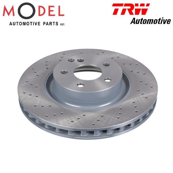 TRW Front Single Brake Disc for Mercedes 2214211712