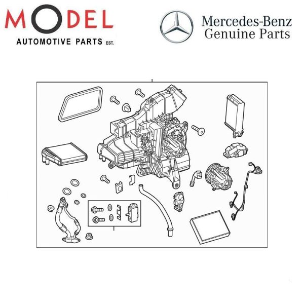 Mercedes-Benz Genuine A/C HEATER ASSY 4478300760