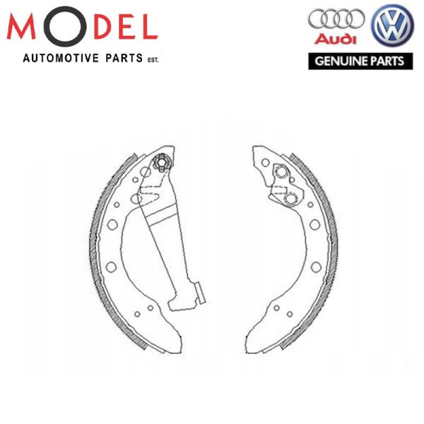 AUDI / VOLKSWAGEN GENUINE REAR BRAKE SHOE 6R0698525A