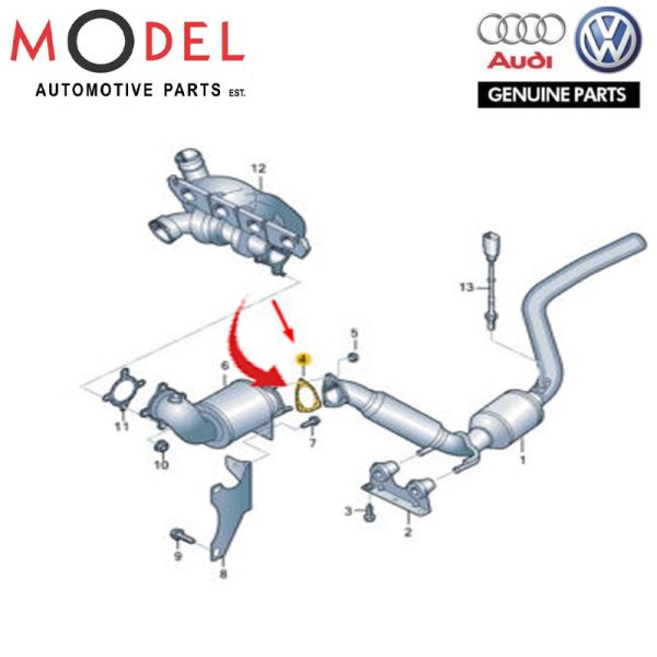 AUDI / VOLKSWAGEN GENUINE GASKET 7E0253115A