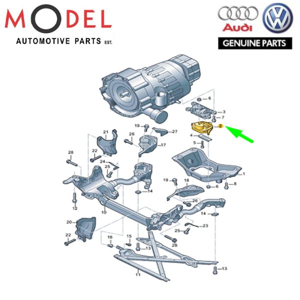 AUDI / VOLKSWAGEN GENUINE GEAR MOUNTING 8K0399151DC