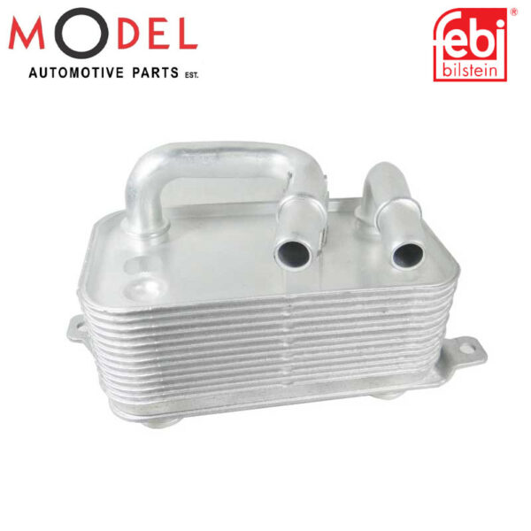 FEBI Oil Cooler for automatic transmission, with seal rings 100126 17217519213 / 100126