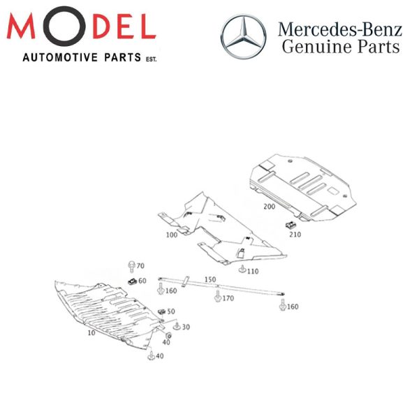 Mercedes-Benz Genuine ENGINE COVER 1975240630