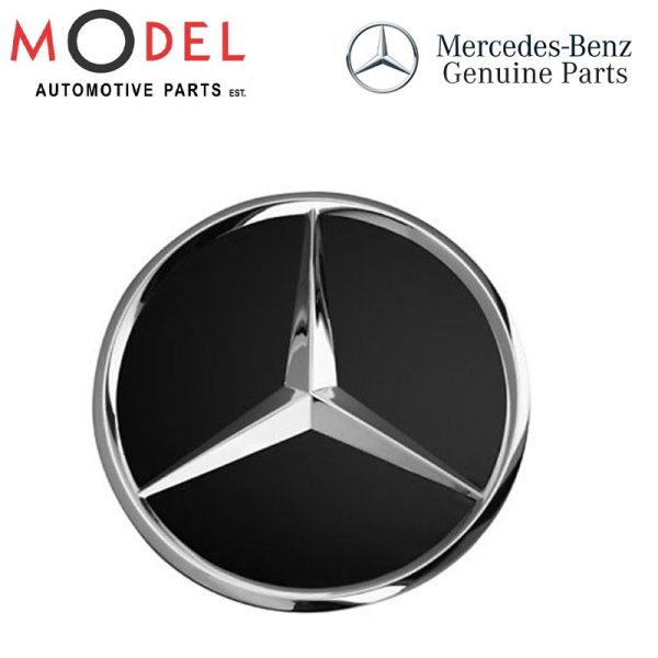 Mercedes-Benz Genuine WHEEL CAP BLACK WITH CHROME 66470200